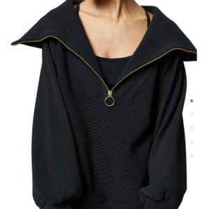 VARLEY Vine Oversized 1/2-Zip Pullover Sweatshirt, SMALL